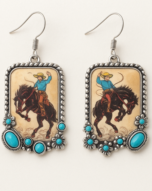 Wild Rider Turquoise Drops