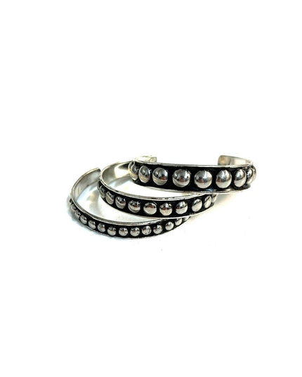 WESTERN BUBBLE METAL CUFF BRACELET