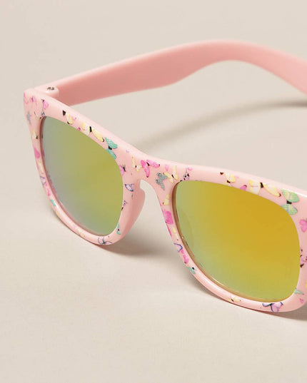 Kids Colorful Butterfly Pattern Sunglasses