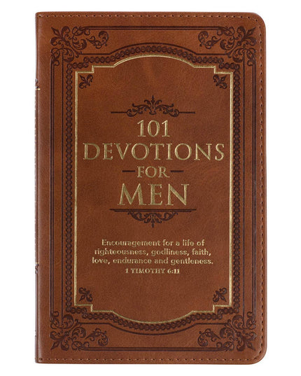 101 Devotions for Men Faux Leather