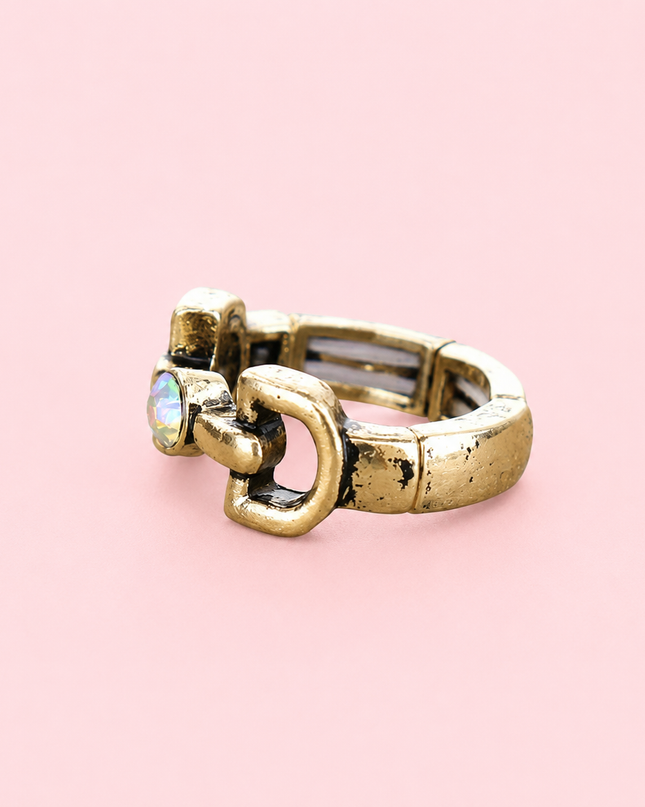 Western Horsebit Stretch Ring