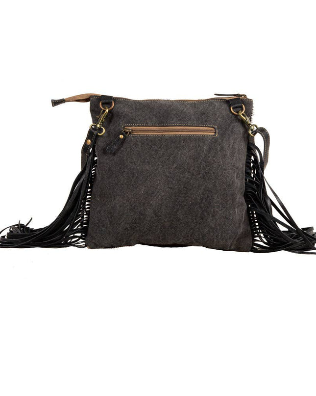 Tumbleweed Trail Fringed Hand-Tooled Bag