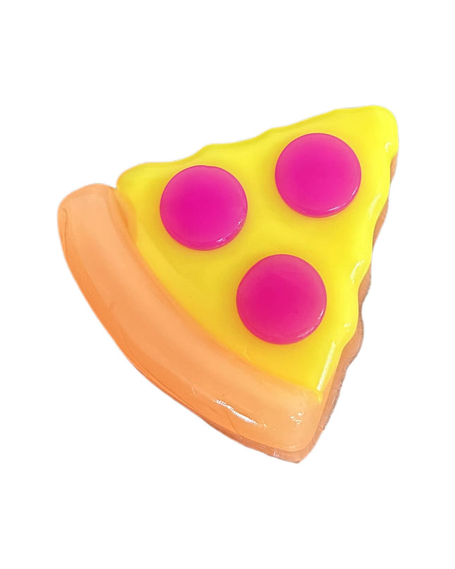 ADORABLE NEON  PIZZA SQUISHY TOY