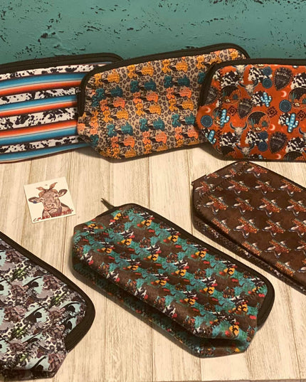 Neoprene Makeup Bags-Fall Designs