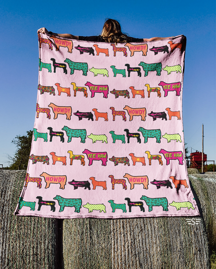 Stock Show Vibes Blanket