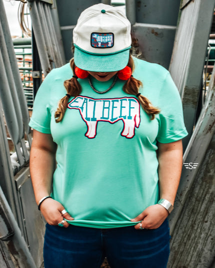 Womens Eat Beef Tee