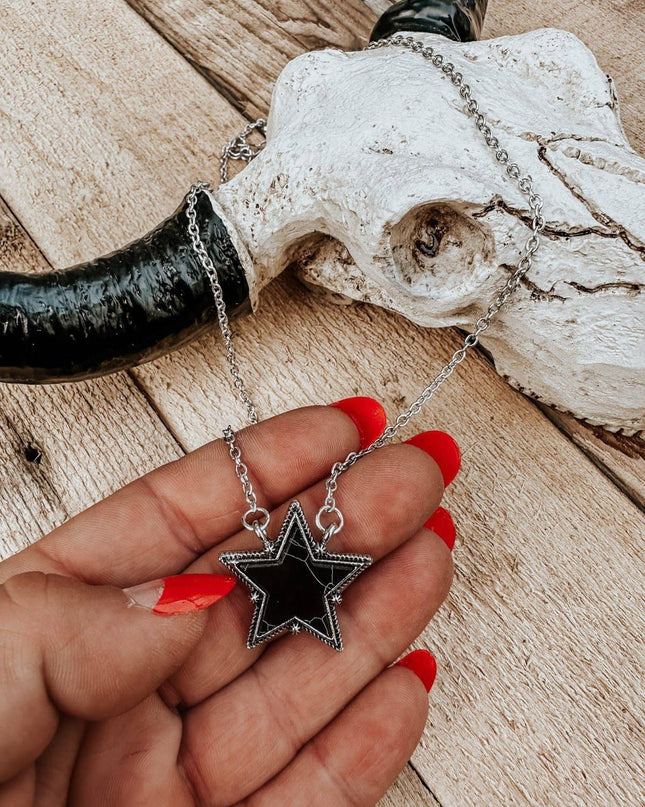 The Black Star Necklace