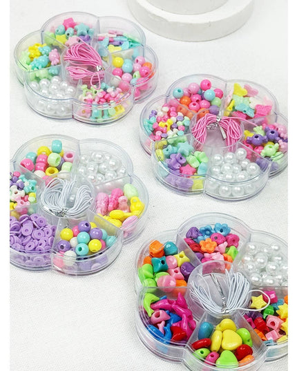 DIY Bracelet Making Pearl Color Mix Beads Set
