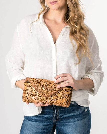 ADBG1203 Sunglass Case Genuine Western Leather Women Bag