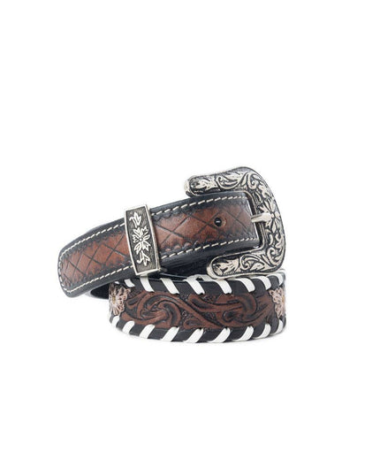 Wildrose Canyon Leather Kids' Belt in Bourbon Brown