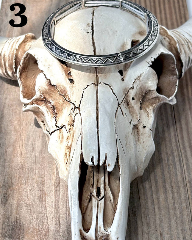 Western Style Aztec Pattern Stretch Bracelet