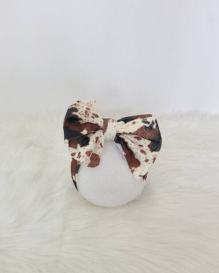 Cowhide Waffle Headband
