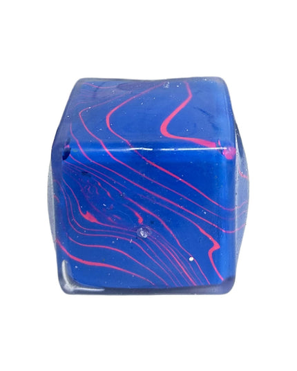 COLORFUL MARBLE SQUISHY CUBE STRESS RELIEF TOY