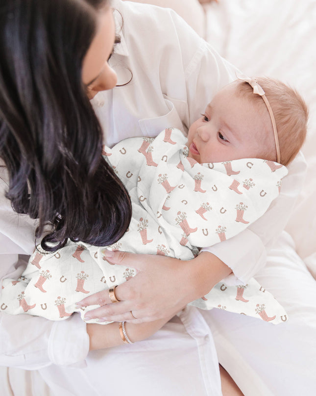 Swaddle Blanket Set Bloomin' Boot