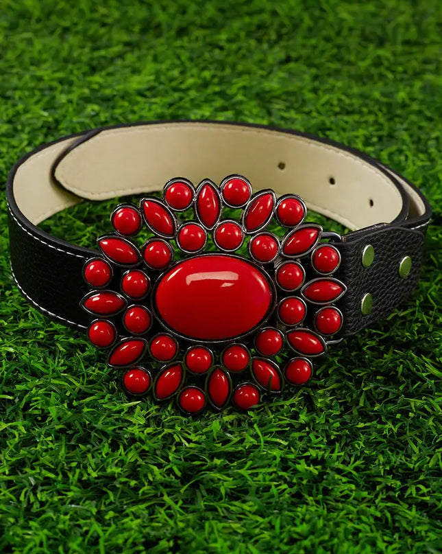Red Concho Belt for Girls - Kids Charm Online