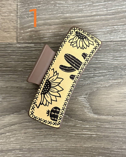 WESTERN PRINT HAIR CLIP