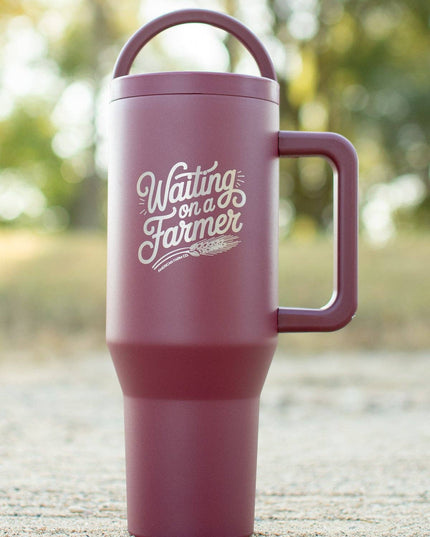 'Waiting on a Farmer' 40oz Water Tank Tumbler