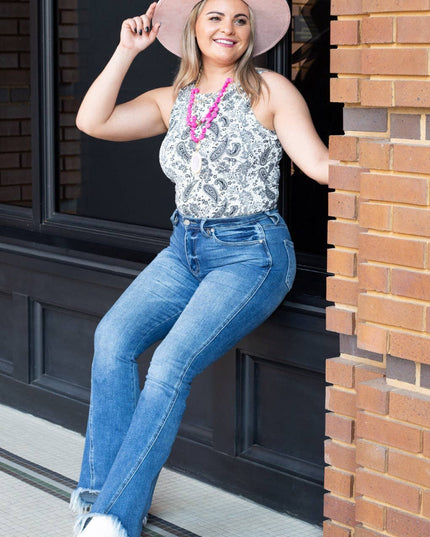 Rodeo Romance Bandana Print Bodysuit