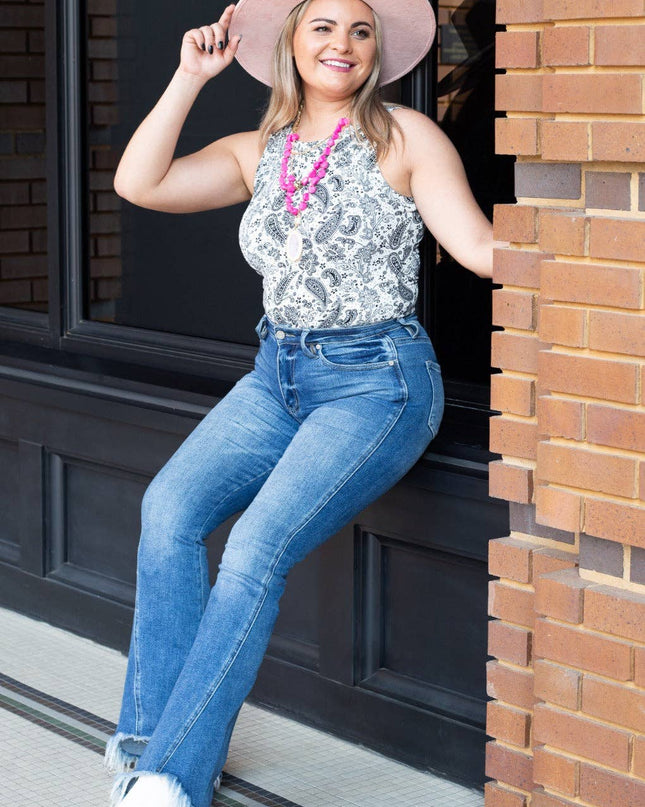 Rodeo Romance Bandana Print Bodysuit