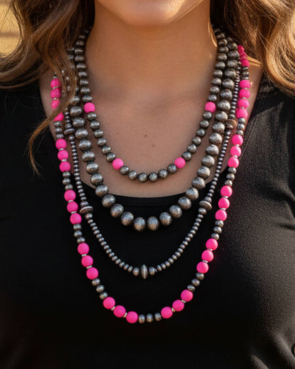 Layered Squash Blossom Necklace