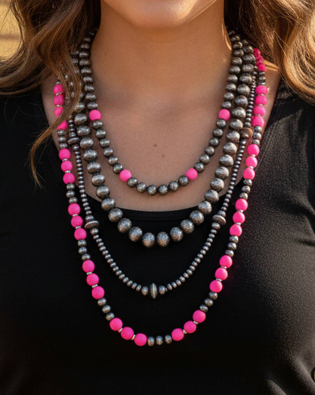 Layered Squash Blossom Necklace