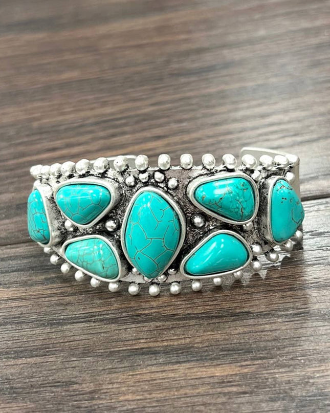 711325, Turquoise Cuff Bracelet