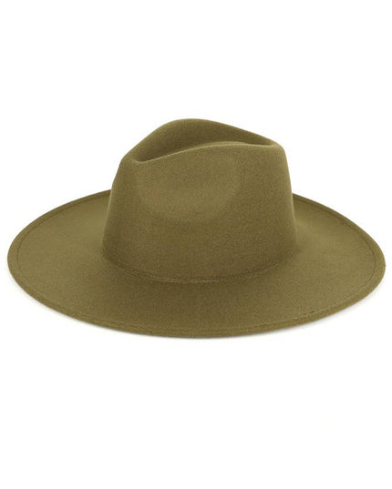 Solid Plain Panama Hat