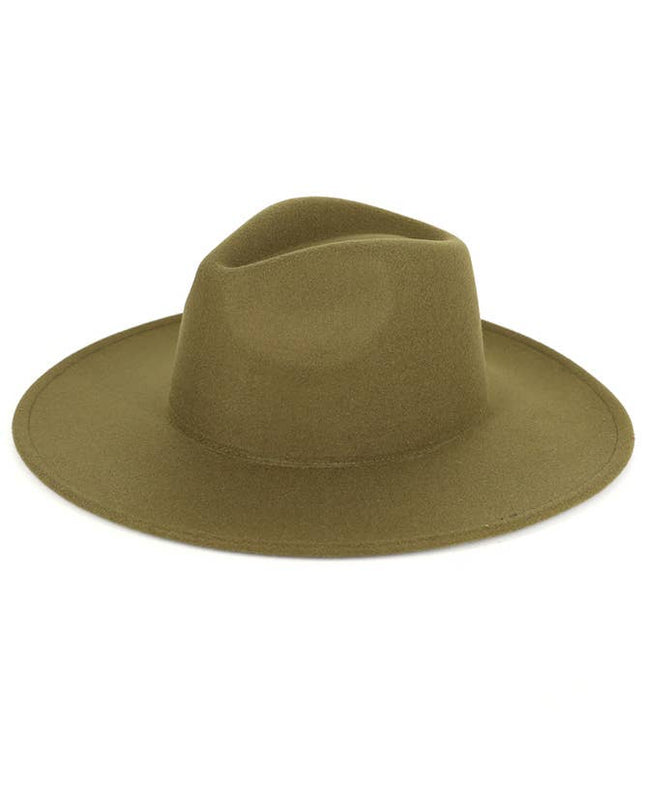 Solid Plain Panama Hat