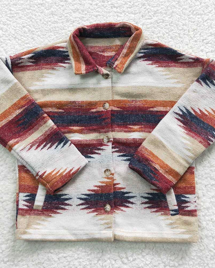 Baby Kids Western Aztec Sibling Jackets Cardigans