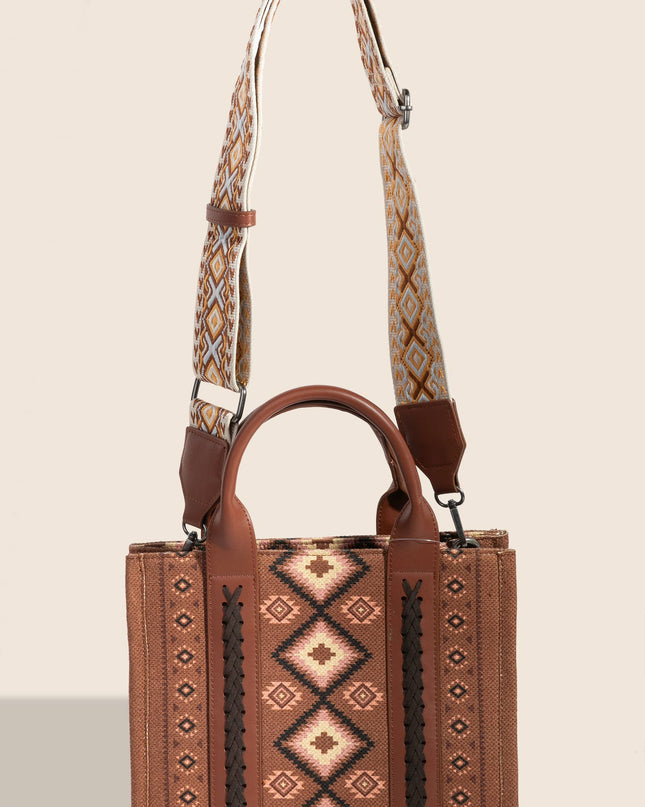 Boho Western Pattern Square Bag