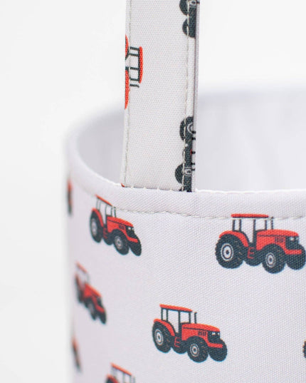 Red Tractor Easter Basket
