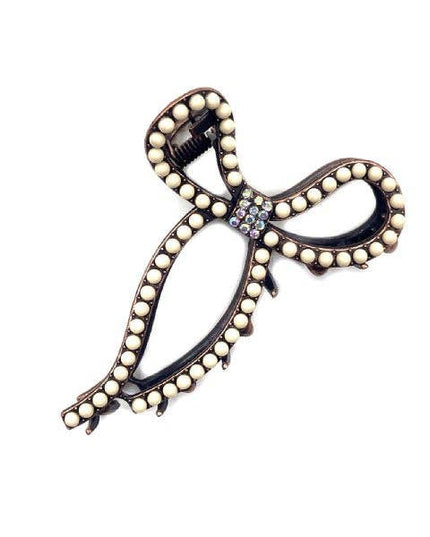 Western Turquoise Stone Ribbon Hair Claw