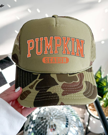 Pumpkin Season Trucker Hat *6 Colors
