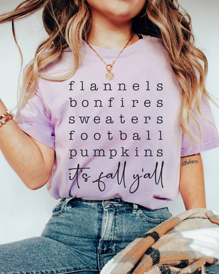 Fall List Tee