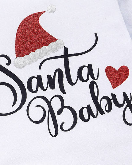 Santa Baby Cotton 3pcs Outfit