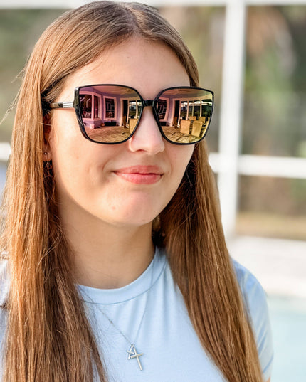 Cleo Cat Eye Sunglasses "Pink"