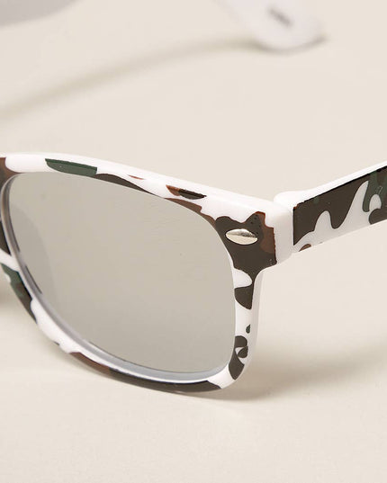 Kids Trendy Camo Pattern Sunglasses
