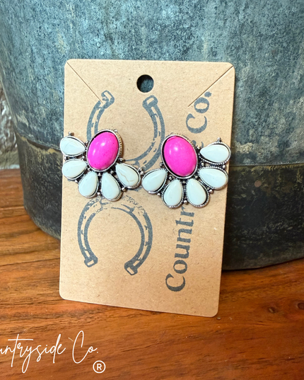 Pink Cadillac Earrings