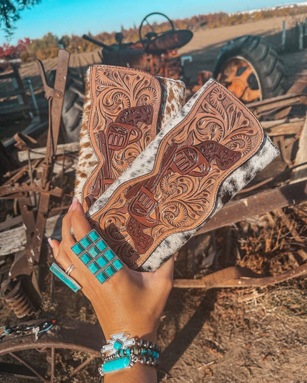 The Smoking Gun Cowhide Wallet a Haute Southern Hyde