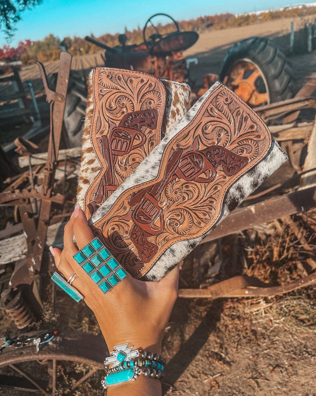 The Smoking Gun Cowhide Wallet a Haute Southern Hyde