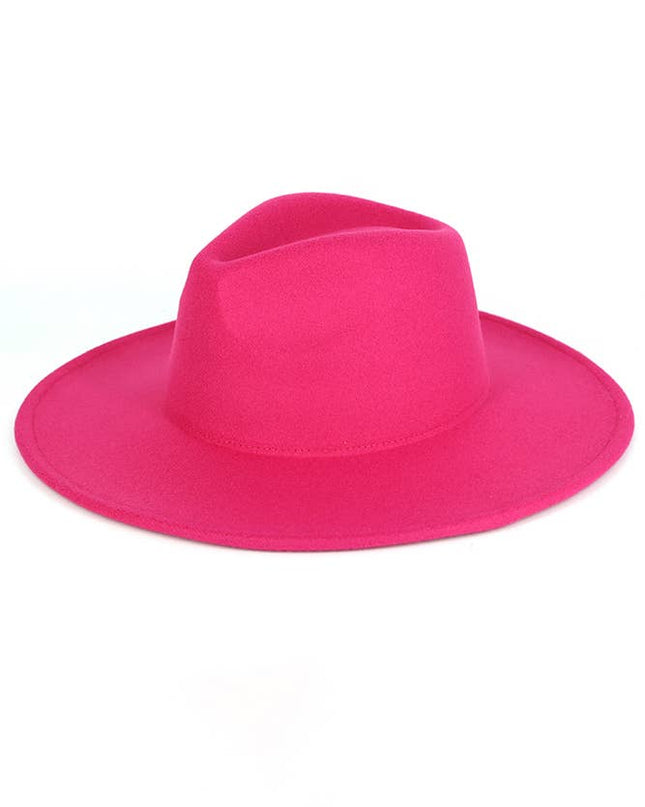 Solid Plain Panama Hat