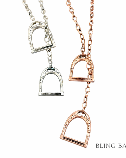The Open Range Stirrup Necklace