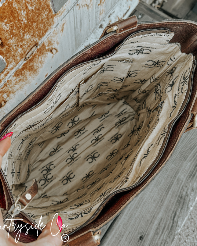 Adeline Leather Tote Purse