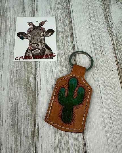 Small Tooled Keychain